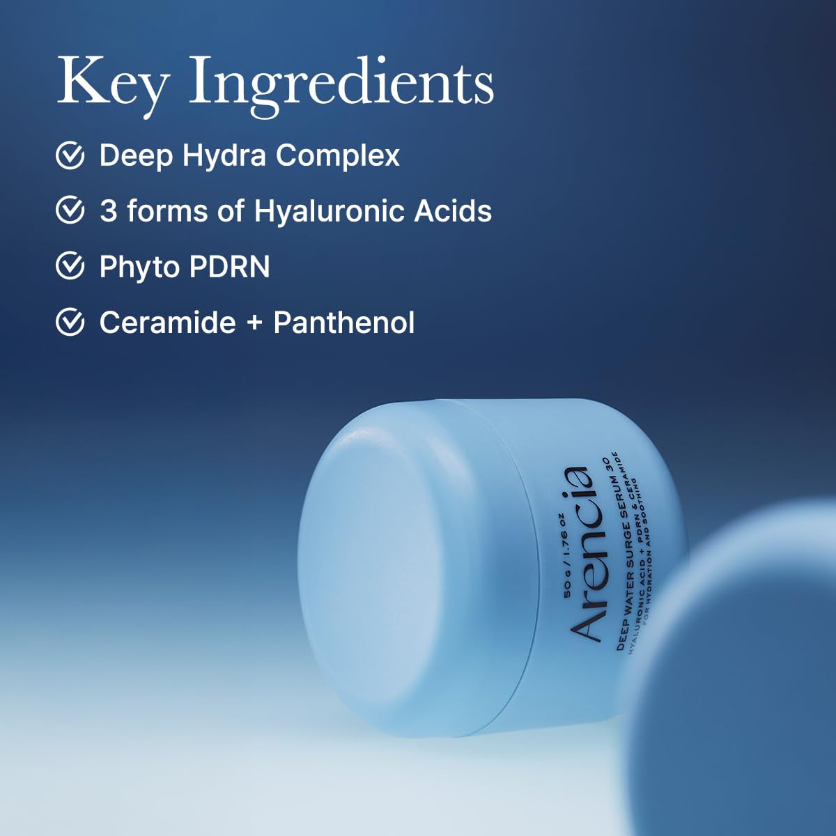 Intensive Hydration Overnight Serum - Cica PDRN + Hyaluronic Acid + Ceramide, Panthenol, Smooths Fine Line for Plump Glass Skin, Korean Skincare 50G 1.76 Oz