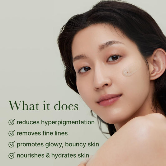 Glow Hyssop Overnight Face Mask Serum - Hydrating and Anti-Aging Formula for Youthful Korean Glass Skin with 30% Vitamins A, C, E and 10% Niacinamide and Peptides